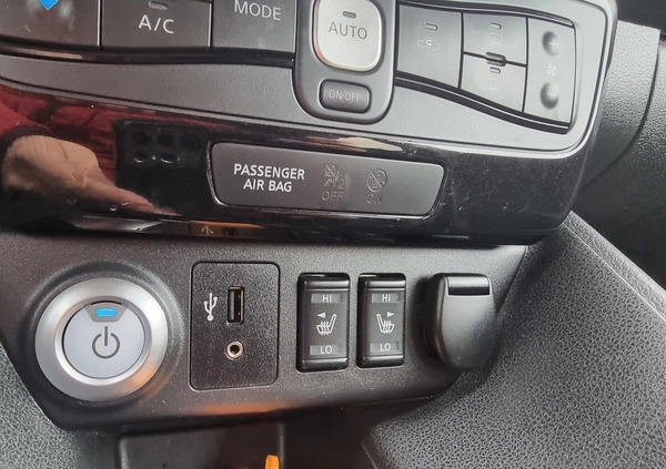 Nissan Leaf cena 72700 przebieg: 72000, rok produkcji 2019 z Wyśmierzyce małe 596